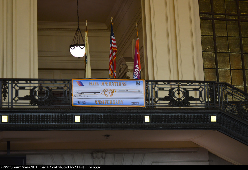   NJ Transit 40Th Anniversary Banner